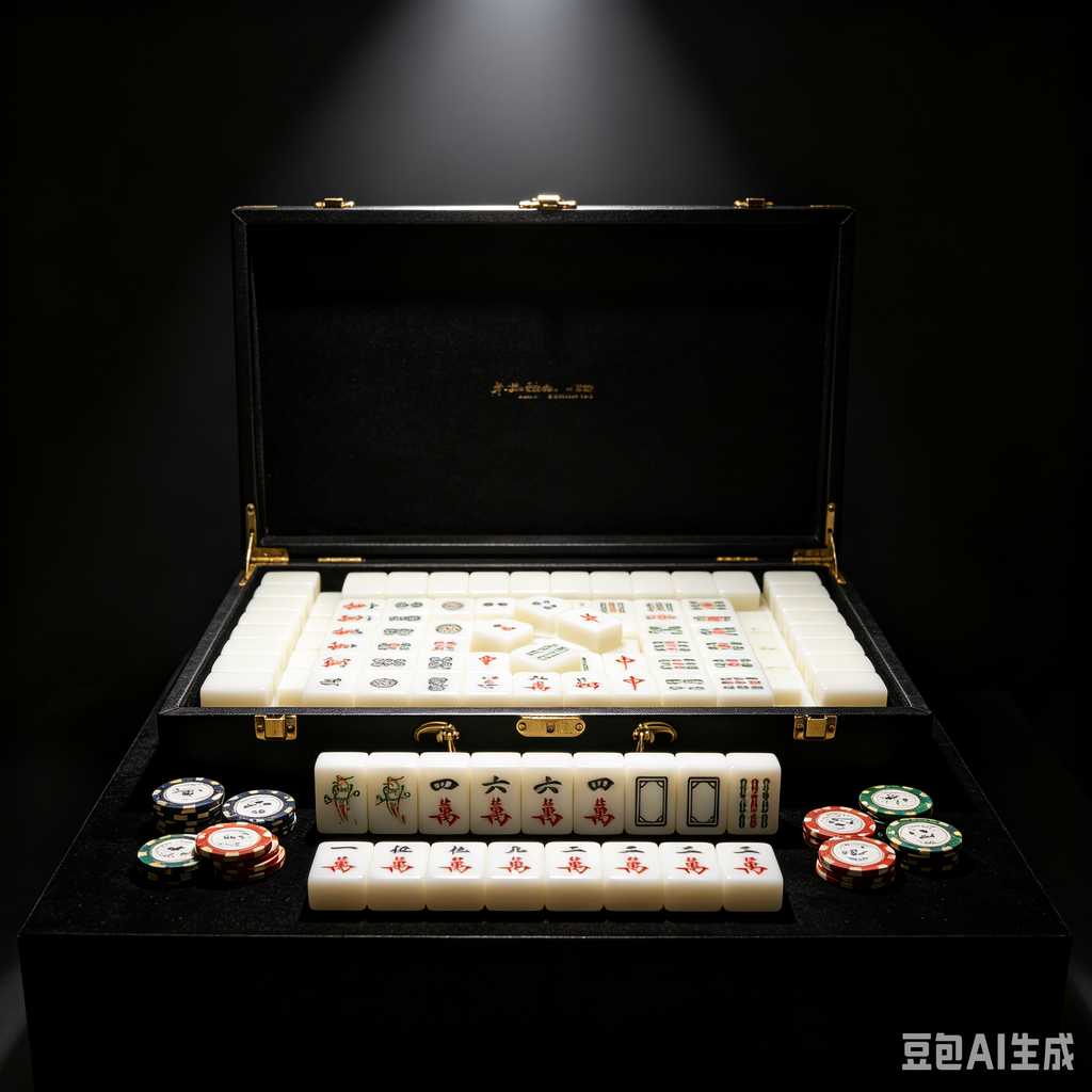 antique style mahjong set