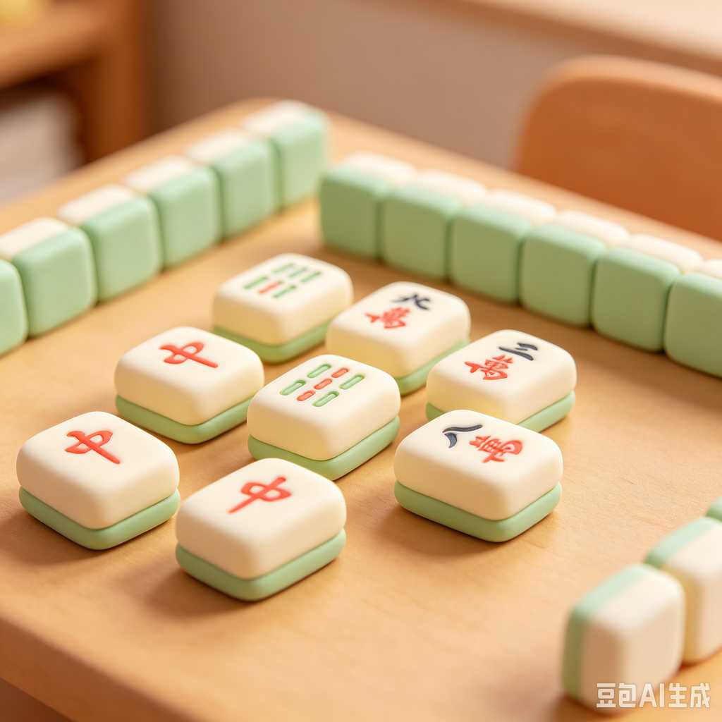 modern minimalist mahjong set