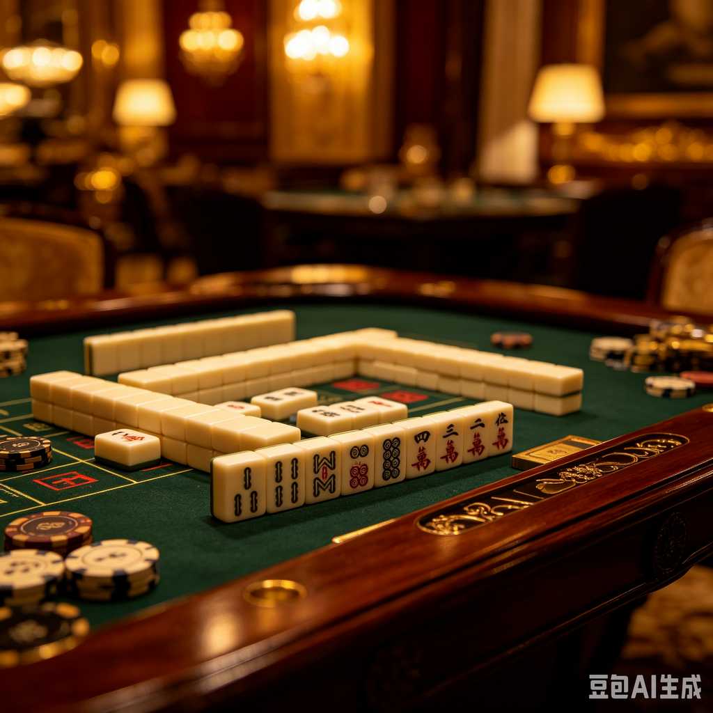 engraved texture mahjong tiles
